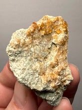 Load image into Gallery viewer, Hessonite Garnet Cluster on Matrix – Natural Collector Specimen from Pakistan | High-Grade Orange-Red Garnet Crystals
