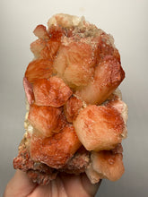 Load image into Gallery viewer, LARGE Rare Red Druzy Apophyllite with Red Stilbite Cluster Zeolite | India | Collector Mineral Specimen
