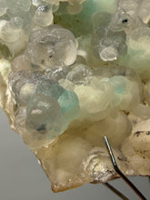 Load image into Gallery viewer, Blue-Green Chrysocolla in Botryoidal Chalcedony Cabinet Specimen | Indonesia
