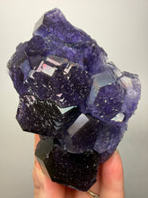 Load image into Gallery viewer, High-Grade “Tanzanite” Fluorite Cluster — Quan Zhou, Yongchun County, Fujian, China | Collector Mineral Specimen
