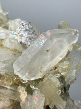 Load image into Gallery viewer, Chlorite-Included Quartz Cluster (Green Phantom Quartz) – Pakistan Mineral Specimen
