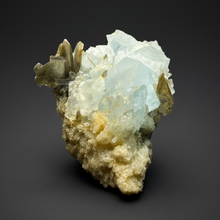 Load image into Gallery viewer, Premium Aquamarine with Mica on Matrix  Collector Mineral Specimen – Nagar Valley, Pakistan
