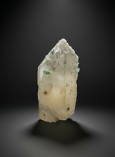 Load image into Gallery viewer, Blue Indicolite &amp; Mint Green Tourmaline on Quartz – Pegmatite Mineral Specimen from Pakistan
