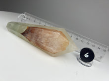 Load image into Gallery viewer, Dendrite Manganese and Iron Included Rainbow Fluorite Wand
