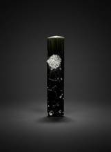 Load image into Gallery viewer, Dark Green Cap Stak Nala Tourmaline with Cleavelandite Flower – Haramosh Mountains, Pakistan | Thumbnail Specimen
