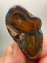 Load image into Gallery viewer, Polished Malawi Agate Half – High-Grade African Banded Agate Display Specimen
