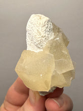 Load image into Gallery viewer, Rare Druzy Golden “Diamond” Calcite on Zeolite Matrix — Maharashtra, India | Collector Cabinet Specimen
