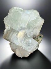 Load image into Gallery viewer, Mint Green Apophyllite w Red Phantoms • Maharashtra, India
