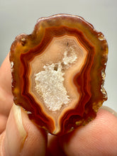 Load image into Gallery viewer, Polished Malawi Agate Half – High-Grade African Banded Agate Display Specimen

