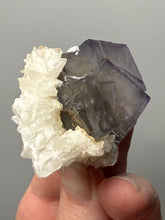 Load image into Gallery viewer, Isometric Fluorite &amp; Scalenohedral Calcite Specimen | Pakistan Mineral Collector Display Piece
