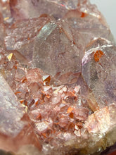 Load image into Gallery viewer, Premium Hematite-Phantom Deep Magenta Ametrine Cluster | Deccan Traps, India | Collector Mineral Specimen
