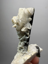 Load image into Gallery viewer, Dark Green Cap Stak Nala Tourmaline with Flower Cleavelandite Matrix – Haramosh Mountains, Pakistan
