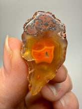 Load image into Gallery viewer, Polished Malawi Agate Half – High-Grade African Banded Agate Display Specimen
