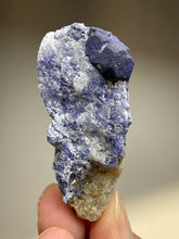 Load image into Gallery viewer, Afghan Lazurite Specimen | Deep Blue Lapis-Grade Crystal on Matrix | Collector Display Mineral
