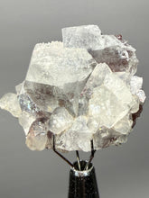 Load image into Gallery viewer, Lustrous Apophyllite over Red Heulandite (Zeolite Pocket) — Deccan Traps, Maharashtra, India
