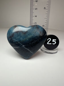 Blue Trolleite from Brazil • Heart