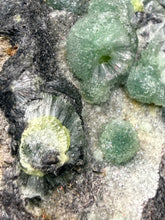 Load image into Gallery viewer, High-Grade Green Wavellite Collectors Specimen - Radiating Botryoidal Crystal Formation - Arkansas, USA
