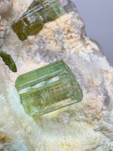 Load image into Gallery viewer, Pink Morganite, Mint Green Tourmaline, Purple Lepidolite in Quartz – Pegmatite Mineral Specimen from Pakistan
