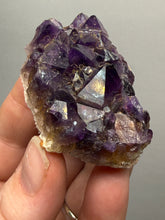 Load image into Gallery viewer, Premium Hematite-Phantom Deep Magenta Ametrine Cluster | Deccan Traps, India | Collector Mineral Specimen
