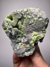 Load image into Gallery viewer, High-Grade Green Wavellite Collectors Specimen - Radiating Botryoidal Crystal Formation - Arkansas, USA

