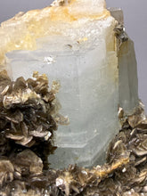 Load image into Gallery viewer, Premium Aquamarine with Mica on Matrix

Collector Mineral Specimen – Nagar Valley, Pakistan
