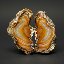 Load image into Gallery viewer, Premium Sumatra Agate Pair (Banded Chalcedony) Display Specimen | Indonesia
