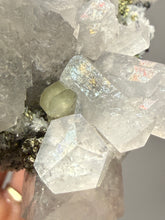 Load image into Gallery viewer, 4.5” New Find: Huanzala Mine Peru Sphalerite + Chalcopyrite + Apatite + Calcite + Quartz | Collector Display Specimen

