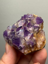 Load image into Gallery viewer, Premium Hematite-Phantom Deep Magenta Ametrine Cluster | Deccan Traps, India | Collector Mineral Specimen
