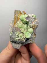 Load image into Gallery viewer, High-Grade Green Wavellite Collectors Specimen - Radiating Botryoidal Crystal Formation - Arkansas, USA
