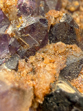 Load image into Gallery viewer, Premium Hematite-Phantom Deep Magenta Ametrine Cluster | Deccan Traps, India | Collector Mineral Specimen
