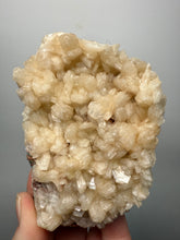 Load image into Gallery viewer, Shiny Pearl Stilbite on Druzy Red Heulandite – High-Grade Collector Mineral Specimen from India
