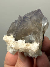 Load image into Gallery viewer, Isometric Fluorite &amp; Scalenohedral Calcite Specimen | Pakistan Mineral Collector Display Piece
