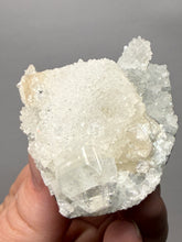 Load image into Gallery viewer, Druzy Chalcedony Stalactites with Druzy Clear Apophyllite | Maharashtra, India
