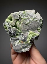 Load image into Gallery viewer, High-Grade Green Wavellite Collectors Specimen - Radiating Botryoidal Crystal Formation - Arkansas, USA
