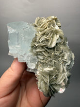 Load image into Gallery viewer, Premium Aquamarine with Mica on Matrix  Collector Mineral Specimen – Nagar Valley, Pakistan
