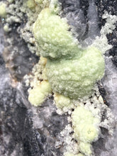 Load image into Gallery viewer, High-Grade Green Wavellite Collectors Specimen - Radiating Botryoidal Crystal Formation - Arkansas, USA
