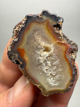 Load image into Gallery viewer, Polished Malawi Agate Half – High-Grade African Banded Agate Display Specimen
