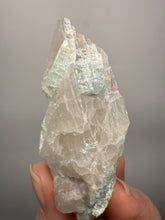Load image into Gallery viewer, Blue Indicolite Tourmaline w Lepidolite on Quartz Matrix – Pegmatite Mineral Specimen from Pakistan

