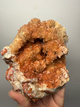 Load image into Gallery viewer, Orange Scalenohedral Calcite Cluster LARGE – Emery County, Utah Collector Mineral Specimen
