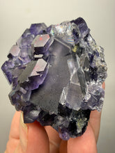 Load image into Gallery viewer, High-Grade “Tanzanite” Fluorite Cluster — Quan Zhou, Yongchun County, Fujian, China | Collector Mineral Specimen
