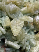 Load image into Gallery viewer, High-Grade Green Heulandite on Peach Stilbite Crystal Cluster | Deccan Traps, Maharashtra, India | Collector Mineral Specimen
