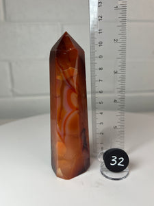 Carnelian (Red and Orange) Obelisk Tower