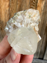 Load image into Gallery viewer, Yellow Diamond Calcite + Pearl Heulandite • Maharashtra, India
