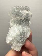 Load image into Gallery viewer, Druzy Chalcedony Stalactites with Druzy Clear Apophyllite | Maharashtra, India
