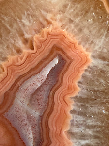 High Grade Pink Banded Moroccan Agate • High Atlas Mountains • Unpolished