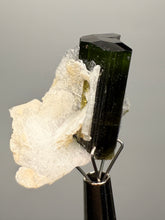 Load image into Gallery viewer, Green Cap Stak Nala Tourmaline with Cleavelandite – Haramosh Mountains, Pakistan | Thumbnail Specimen
