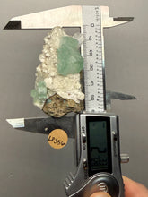 Load image into Gallery viewer, High-Grade Gemmy Green Apophyllite on White Stilbite  | Deccan Traps, Maharashtra, India
