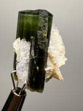 Load image into Gallery viewer, Green Cap Stak Nala Tourmaline with Cleavelandite – Haramosh Mountains, Pakistan | Thumbnail Specimen
