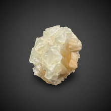 Load image into Gallery viewer, High-Grade Light Green Apophyllite on Pink Stilbite Zeolite | Indian Collector Mineral Specimen
