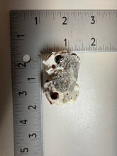 Load image into Gallery viewer, High-Grade Naturally Faceted Red Spessartine Garnet on Matrix — Skardu, Pakistan
